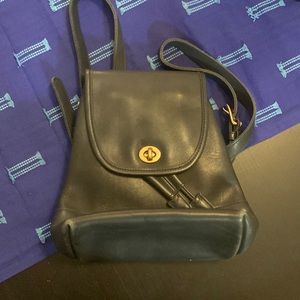 EUC Vintage Coach Mini Backpack